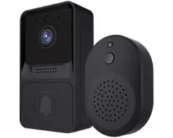 Sonnette vidéo intelligente - Bouton poussoir de sonnette - Sans fil - Vidéo HD 1080p - Ring Video Doorbell - WiFi
