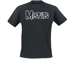 Misfits Logo Heren T-shirt - zwart - M