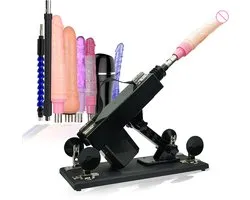 Premes - Pack Machine Sexuelle - Avec 8 Accessoires - Y compris Godemichés + Pocket Pussy - Jouets Sexuels Pour Hommes - Femmes - Machine à Foutre - Sexmachine - Homme - Femme - Fuck Machine - Pocketpussy - Dildo Machine - Sex Toys - Seks Toys