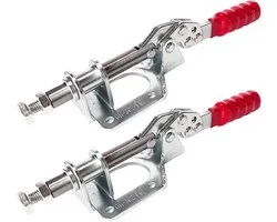 Rocker Clamp, Guador 2 Pcs Iron Galvanized Quick Fixed Toggle Clamp for Welding Woodworking Mold and Machine Operation - ShopVlot