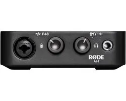 RØDE AI‑1 USB Audio Interface – Compacte Geluidskaart voor Studio & Podcast