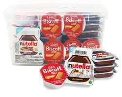 Lotus Biscoff & Nutella 564g - Mélange de pâtes à tartiner - Pâte à tartiner chocolat et spéculoos