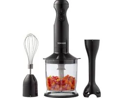 Tomado TSB3501B - Staafmixer - Hand blender - Staafmixer set - Hakmolen - Garde - 350W - 2 snelheden - Zwart
