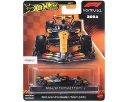 Jouets de course de Formule 1 en métal Premium Hot Wheels - Lando Norris McLaren