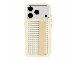 Callbuddy Hoesje met Strap geschikt voor Apple iPhone 17 Pro - Sand Glow