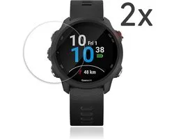 Screenprotector geschikt voor Garmin Forerunner 245 (music) – 2-Pack – Gehard Glas – Hoge kwaliteit screen protector – Tempered Glass 9H – 2 stuks