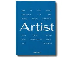 Printworks Frame Boek - Great Art - Tekenmap - Blauw