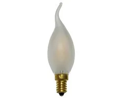 E14 LED kaarslamp filament C35, 2W, 190 lumen, 2700K warm wit licht, helder glas, dimbaar