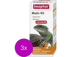 Beaphar Multi-Vit Reptielen - Supplement - 3 x 20 ml