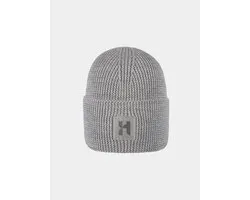 Hatland - Darik - RWS Merino wollen muts - Grijs - Taille one_size fits_all - Unisex