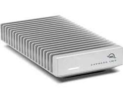OWC Express 1M2 - Externe Draagbare NVMe M.2 SSD - USB4 (80Gb/s) - 8TB - Warmteafvoer - Zilver
