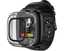 Hoesje voor Xplora XGO 2 - Harde beschermhoes transparant scherm gehard glas