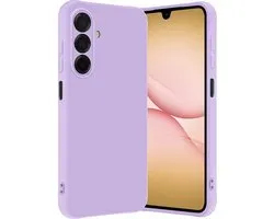 Coque compatible avec Samsung A17, coque arrière en Siliconen , compatible avec Samsung Galaxy A17, violet