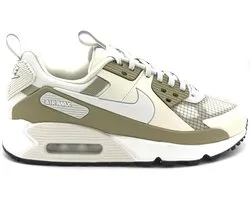 Nike Air Max 90 Drift - Maat 45 - Light Bone/Neutral Olive/Zwart/Off Wit / Wit Groen - Air Max - Lifestyle - Heren Sneakers voor Mannen