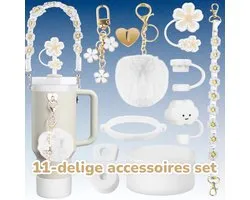Dutchers® Drinkfles Accessoires, 11 stuks Geschikt voor Stanley Cup 2.0, 30 oz Adventure, Quencher - Dop - Voorkomt lekken