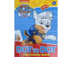 Nickelodeon Paw Patrol - Van Punt Naar Punt - Dot To Dot Kleurboek - Verbind de Cijfers En Maak De Kleurplaat - Leer Tellen - Tellen Leren - Educatief - Met Beloningstickers