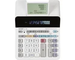 Calculatrice Sharp EL1901 - bureau blanc 12 chiffres