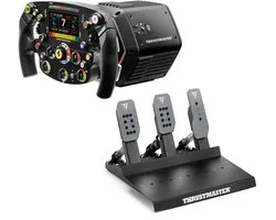 Thrustmaster T818 Black Edition + SF25 + Raceline Pedals III LC – Direct Drive Sim Racing Set - PC - 10NM