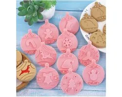 Without Lemon - Set van 10 - Kerstballen Koekjes vormen - Cookie Cutter - Cookie Mould - Kinderen - Kerst Koekjes - Kerstbakken - Kerstmis - Kerstcadeau