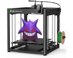Creality Ender-5 Max 3D-printer - 64-punts automatische bednivellering - Dubbele Z-as - 700 mm/s ultrasnel printen - Groot bouwvolume van 400 x 400 x 400 mm - Nauwkeurige FDM-printing bij 300°C hoge temperatuur
