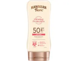 Hawaiian Tropic Glowing Protection Lotion SPF 50, UVA + UVB Protection, 170 ml