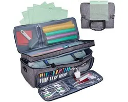 Draagkoffer met Matopslag voor Cricut Explore Air 2, Maker, Maker 3 en Explore 3 - Opslag voor Gereedschap en Accessoires