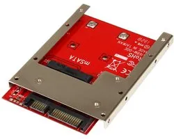 Adaptateur / convertisseur SSD mSATA vers SATA 2,5 pouces de StarTech.com