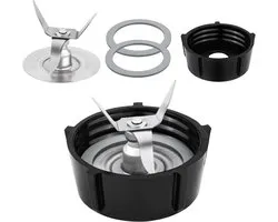 Blender voor Oster, Blenderijsmes met Bodemdop van de Kan en 2 Rubberen O-ringafdichtingspakkingen Compatibel met Oster Osterizer Blenders Accessoires oster blender parts
