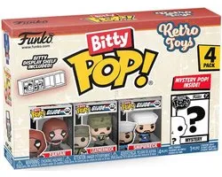 Funko speelfiguur Bitty Pop Retro Toys GI Joe 4-pack verzamelset.