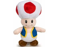 Toad Pluche Knuffel 30 cm - Super Mario Bros Plush - Speelgoed voor Jongens en Meisjes - Mario Kart bekend van Nintendo Switch - Mario Peach Luigi Toad Donkey Kong Yoshi Bowser