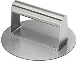 Famanu – Smash burger set van van met 20 vellen bakpapier, grillspatelset RVS, vaatwasmachinebestendig
