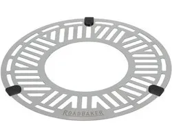 Baking Grid with Silicone Edge Protection for Portable Ovens and Roasting Pans