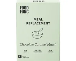 Foodfunc | Maaltijd Muesli | Chocolate Caramel | 7 x 47 gram | No Junk Just Func