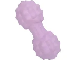 Pinda massagebal - Dubbele lacrosse bal - Spierontspanning thuis - Ergonomisch design - 12.5 cm - Paars