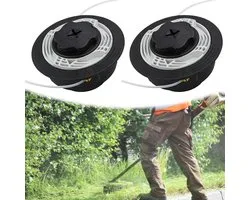 Set van 2 Autocut C6-2 maaikoppen met 2 schroefdraden – 2,0 mm – vervangt 4006 710 2126 – geschikt voor FS 38, 40, 45, 50, FSE 60, 71, 81, enz. – voor maai- en pleisterwerk