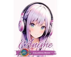 Anime Coloring Book for Adults