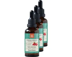 Green Sweet | Sweet Drops Framboos | 50ml | 3 stuks | 3 x 50ml