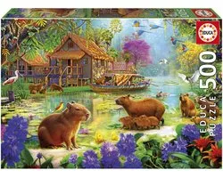 Educa - Puzzel - Capybara Village - 500 stukjes - legpuzzel