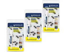 IMIDALUX VALUE PACK: 3 pièces Ant gel 5gr - Ant poison value pack - Gel contre les fourmis - Contrôle des fourmis - Facile à utiliser - Poison contre la vermine