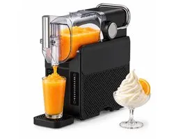 Cheqo® IJsmachine en Slush Machine 2 in 1 - Slushmachine - Slushy Maker - Slushie Maker - Slush Puppy Machine - Softijsmachine - Milkshake Maker - Frozen Cocktail Machine - Smoothie Machine voor IJskoffie - met Tapkraan - voor Thuis en Kinderen
