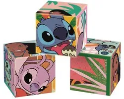 Clementoni Cubi Disney Princess - 6 Blocs Souples - Blocs de Construction et d'Empilement en Mousse pour Bébé - Jouet Sensoriel à partir de 6 Mois