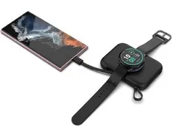 USB C Oplader Draagbare draadloze 5000 Mah Powerbank / Oplader Geschikt voor Samsung Galaxy Watch FE, 7, 6, 5, 4, 3 & Active, Classic LTE, Oplader Geschikt voor Samsung Oplader S26 / S26 Ultra /S25 / iPhone 17 / 17 Pro / 16 / 16 Pro max