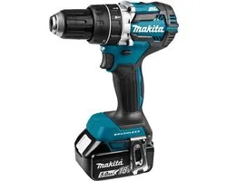 Makita DHP484RTJ 18V visseuse-perceuse à percussion 2x 5.0Ah avec Mbox