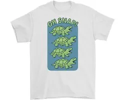 Snapping Turtle Shirt – OH SNAP! – Dieren Outfit – Unisex T-Shirt voor Dames & Heren – Leuk Cadeau