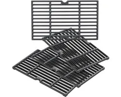 Set de 4 grilles de cuisson en fonte pour barbecues Oklahoma Joe's (divers modèles)