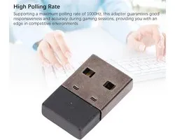 Bewinner Mouse Receiver for Deathadder V3 Pro Wireless - Ultra Low Latency 2.4G USB Dongle Adapter