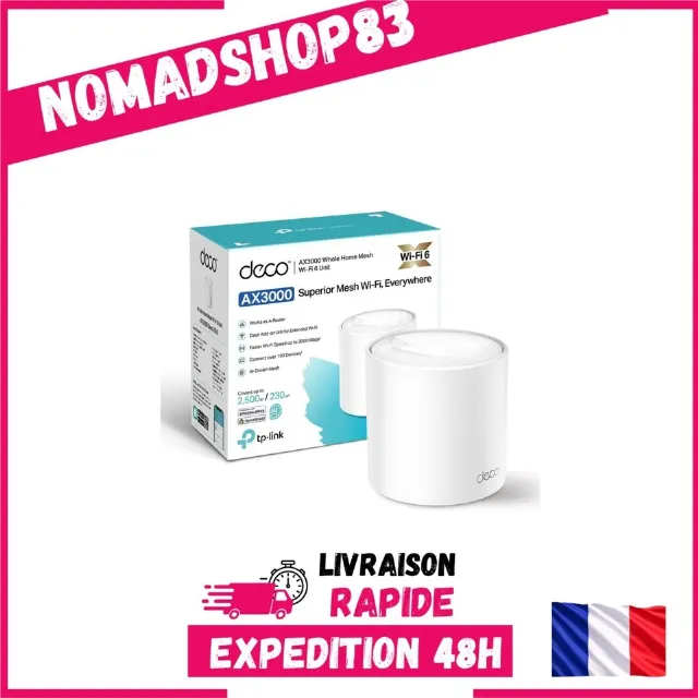 TP-Link Deco X50 mesh Wi-Fi 6 AX3000, pack de 1