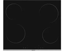 Wiggo WH-E614G(B) - Table de cuisson à induction encastrable - 1 phase - 60cm - Zwart