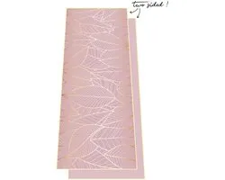 Love Generation ● Yoga Handdoek ● Tweezijdig ● Antislip ● Pink Leaves