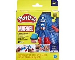 Play-Doh Marvel Captain America Stempelschild - Boetseerklei